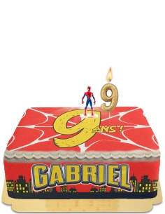 Biogato.fr Gâteau Spiderman sans œuf, végétarien et sans gluten - 70