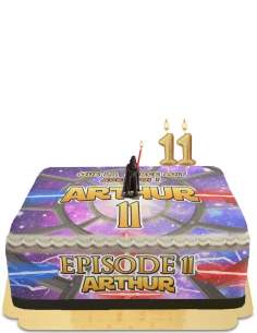 Biogato.fr Gâteau Star Wars Dark Vador sans œuf, végétarien et sans gluten - 36