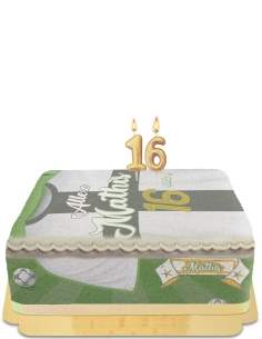 Biogato.fr Gâteau foot ballon maillot terrain sans œuf, végétarien et sans gluten - 61