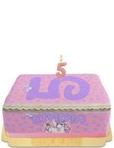 Biogato.fr Gâteau anniversaire chiffre ado fille sans œuf, végétarien et sans gluten - 75