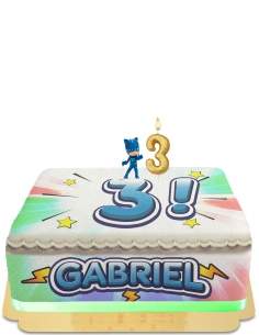 Biogato.fr Gâteau Pyjamasque sans œuf, végétarien et sans gluten - 50