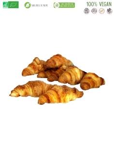 Biogato.fr 6 Croissant vegan, sans sucre à IG bas, bio et sans gluten adapté diabétiques et coéliaques - 1