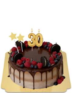  Drip cake aux fruits rouges sans gluten - 264