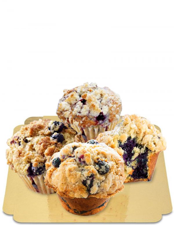 Biogato.fr 4 Gros muffins myrtilles et crumble sans sucre, bio, vegan et à IG bas - 21