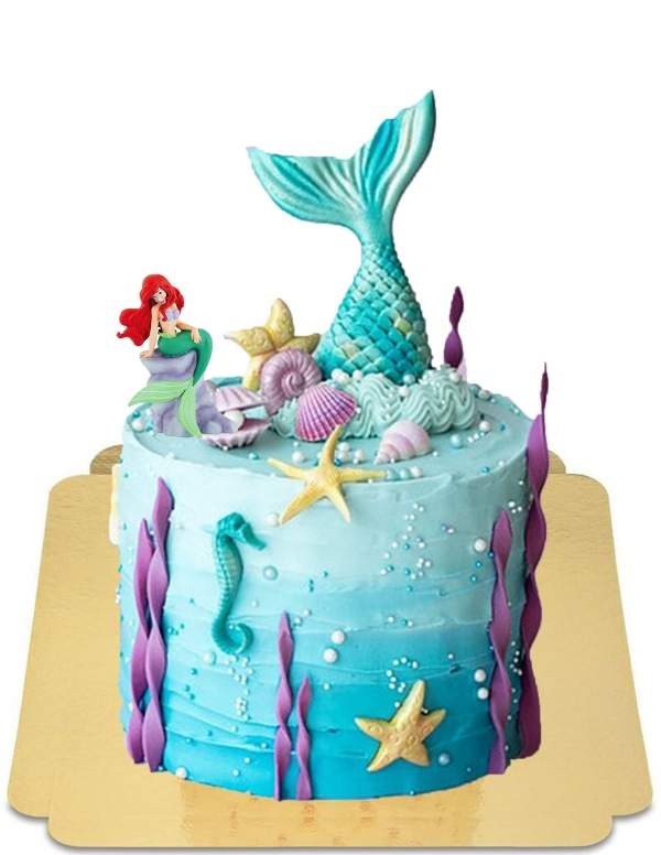  Gâteau sirène Ariel sans gluten - 1