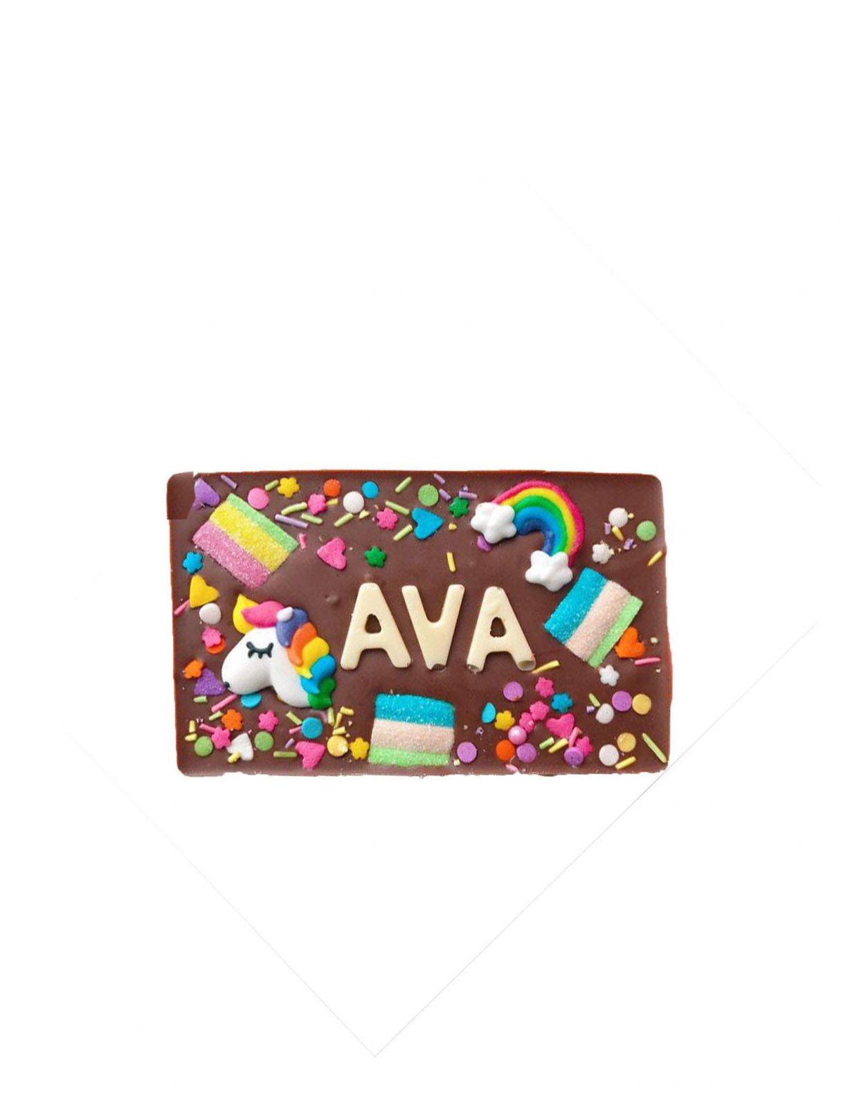 Plaque en Chocolat au Lait « Naissance » personnalisable - Livraison  Chocolat